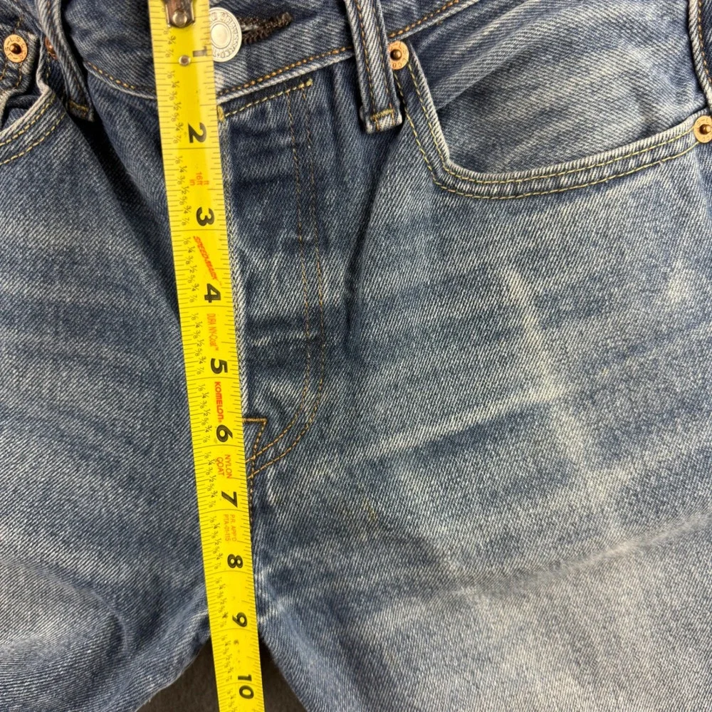 Levi's 501 Jeans Men's 29x30 (Fits 30x29) Blue Button Fly Faded Straight Regular